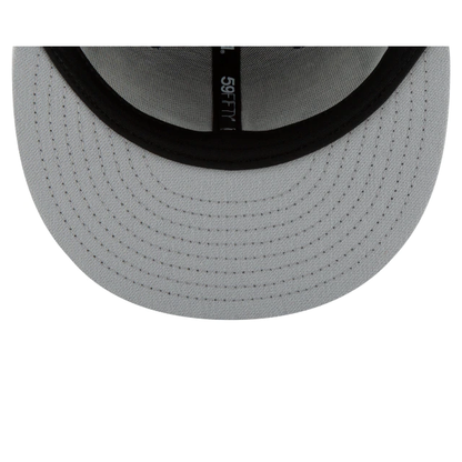 ATLANTA BRAVES NEW ERA BASIC 59FIFTY FITTED-BLACK/WHITE