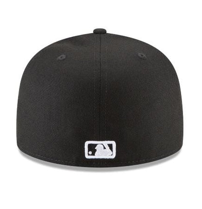 NEW YORK METS NEW ERA BASIC COLLECTION FITTED 59FIFTY-BLACK AND WHITE