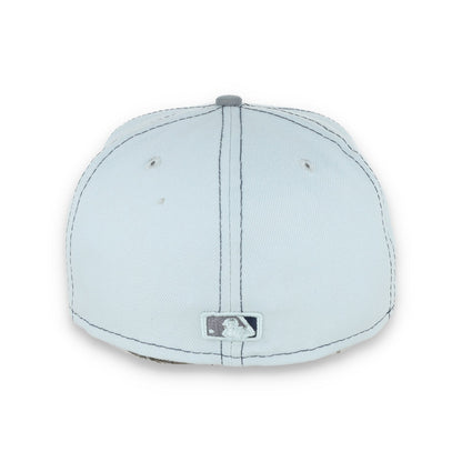 New York Yankee Gray Pop 59FIFTY Fitted Hat- Gray
