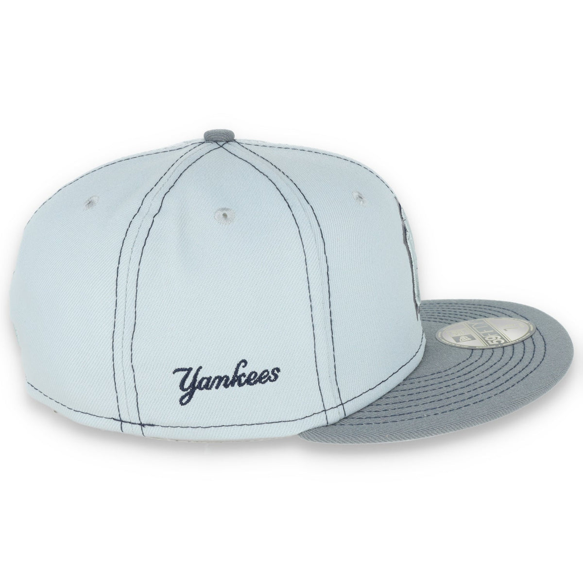 New York Yankee Gray Pop 59FIFTY Fitted Hat- Gray