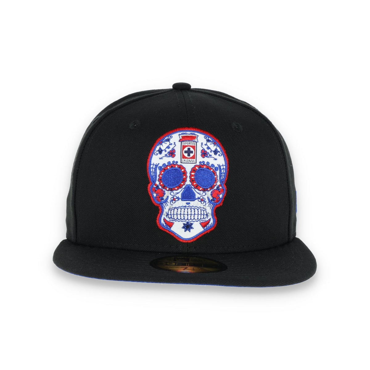NEW ERA CRUZ AZUL SUGAR SKULL 59FIFTY FITTED HAT