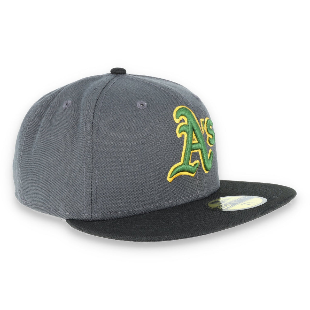New Era Oakland Athletics 59Fifty Fitted Hat - Dark Grey/Black
