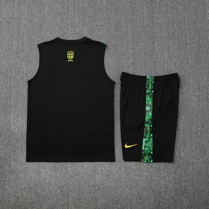 Brazil Vest Set Training Tracksuits 25/26 Football Kit Soccer Jersey
