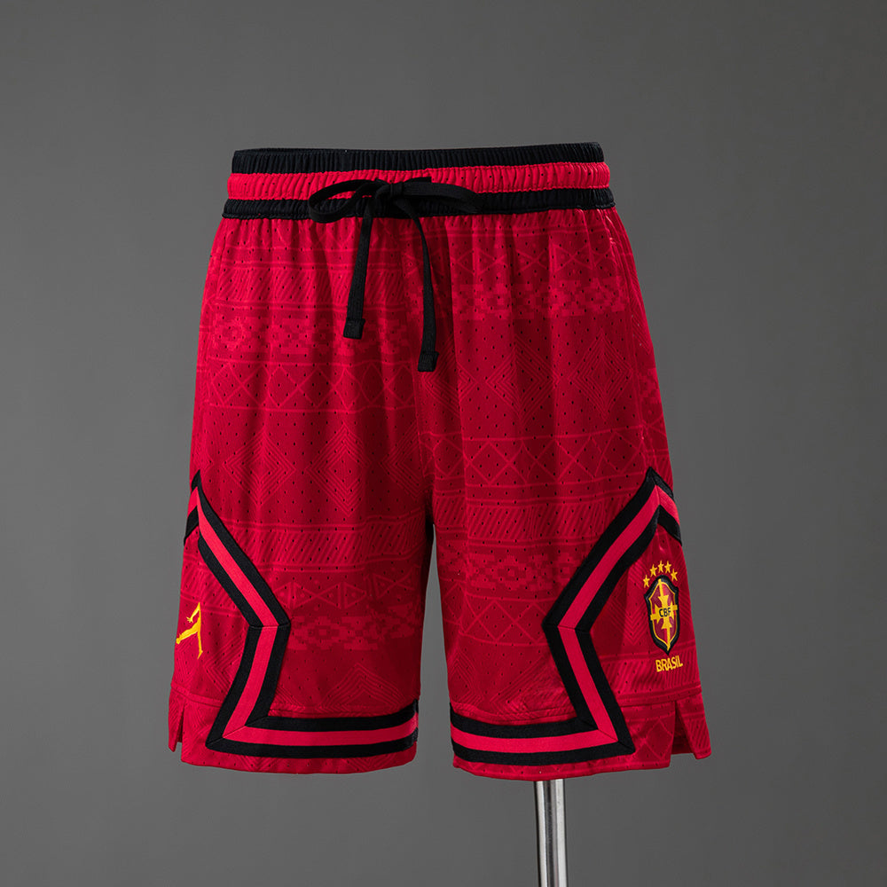 Brazil Basketball Shorts 2026 Red