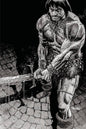CIMMERIAN HOUR OF DRAGON #1 CVR J 1:50 PANOSIAN B&W INCV