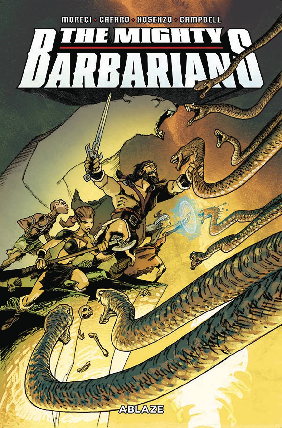 MIGHTY BARBARIANS TP (MR)