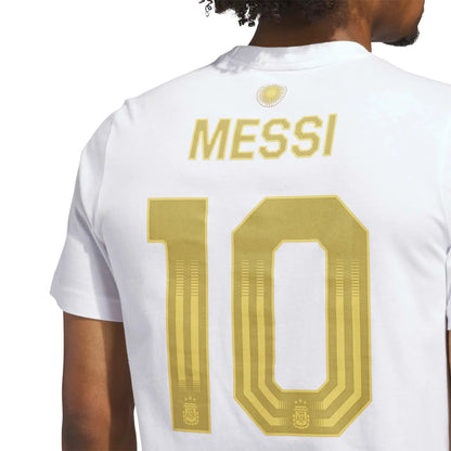adidas 2026 Argentina Men's Messi Name And Number Tee