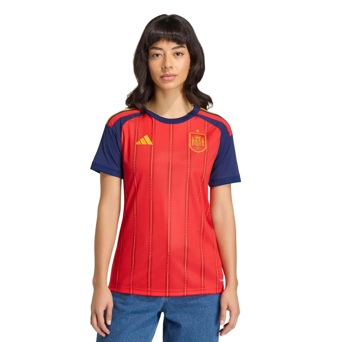 adidas 2026 Spain Women's Stadium Home Soccer Jersey