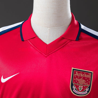 Arsenal Jersey 2001-02  Home Retro Football Kit Long Sleeves