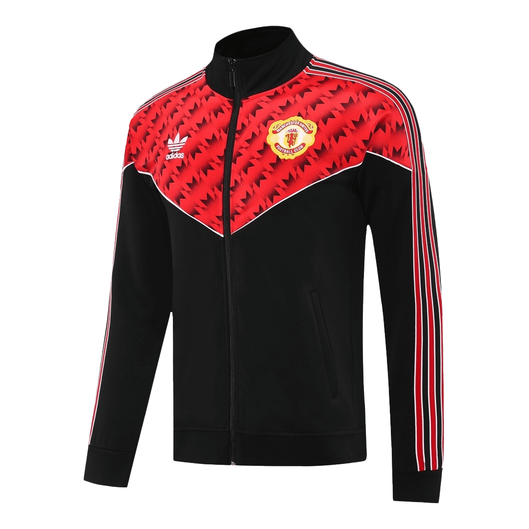 Manchester United 2025/26 Red&Black Training Tracksuit Kit (Top+Pants)