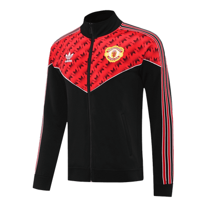 Manchester United 2025/26 Red&Black Training Tracksuit Kit (Top+Pants)