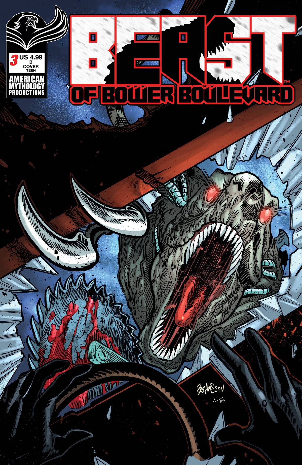 BEAST OF BOWER BOULEVARD #3 CVR B HASSON