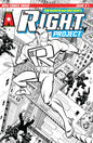 RIGHT PROJECT #1 CVR B FRENZ B&W SKETCH