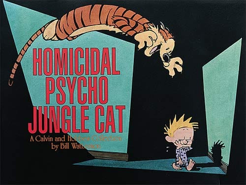 Calvin & Hobbes Homicidal Psycho Jungle Cat SC New Ptg