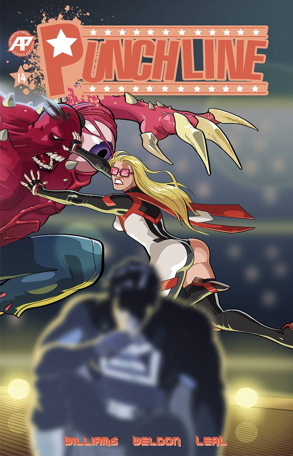PUNCHLINE #14 CVR B STAGE FIGHT VAR