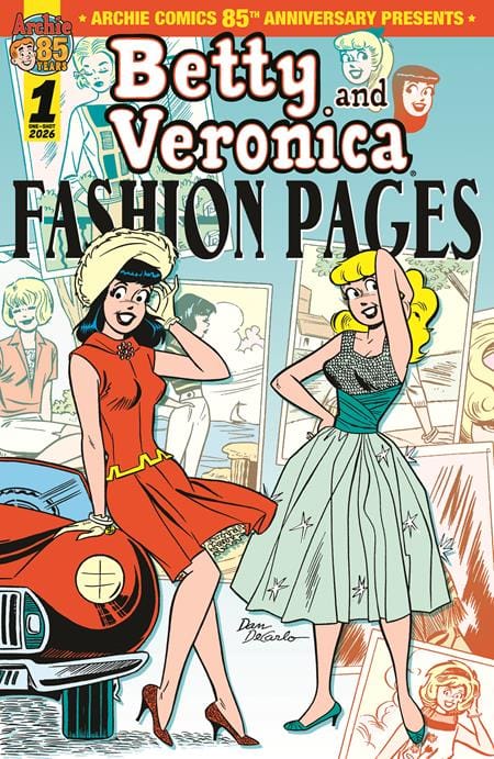 ARCHIE COMICS 85TH ANNIVERSARY PRESENTS BETTY & VERONICA FASHION PAGES (ONE-SHOT) CVR A DAN DECARLO (Release Date: 08/26/2026)