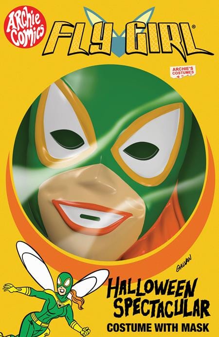 ARCHIES HALLOWEEN SPECTACULAR (ONE SHOT) CVR C BILL GALVAN FLY-GIRL MASK VAR (Release Date: 09/16/2026)