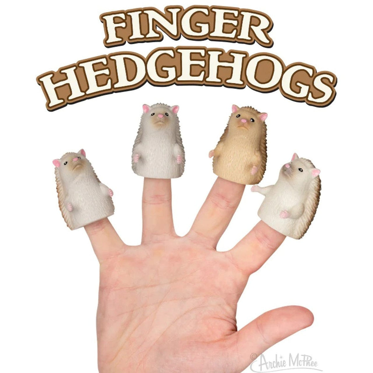Archie McPhee: Finger Puppet - Finger Hedgehogs
