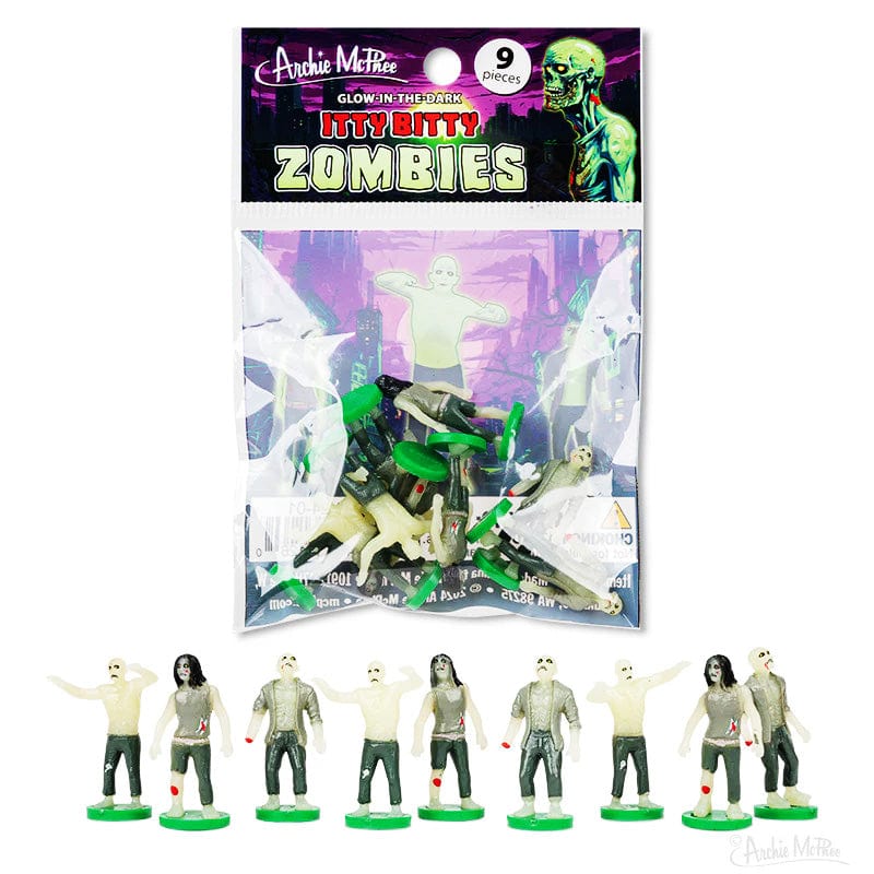 Archie McPhee: Itty Bitty Zombies (Glow-In-The-Dark)