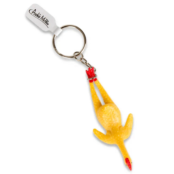 Archie McPhee: Rubber Chicken Keyring