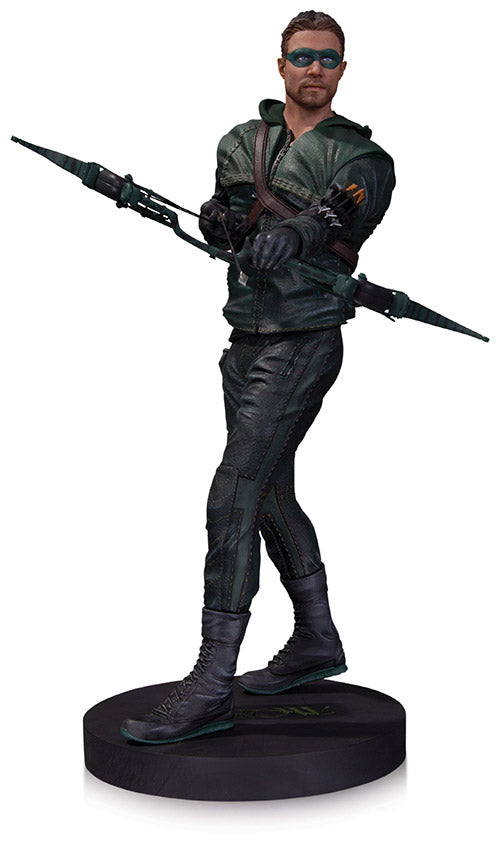 Arrow The CW 13 Inch Statue Figure - Arrow Unhooded (Previously Opened Sub-Standard Packaging)
