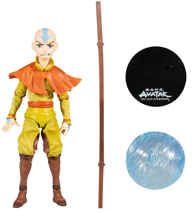 Avatar The Last Airbender 7 Inch Action Figure Wave 1 - Aang (Shelf Wear Packaging)