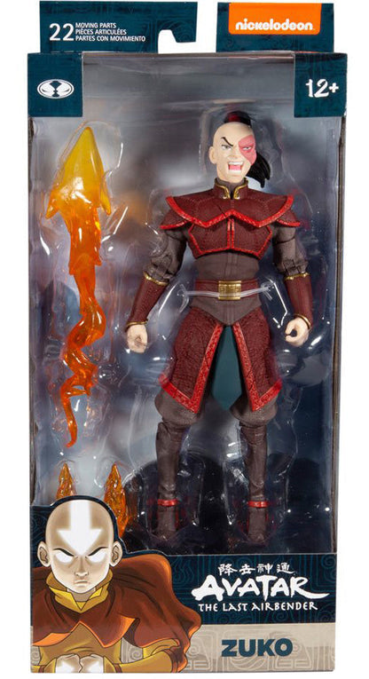 Avatar The Last Airbender 7 Inch Action Figure Wave 1 - Zuko (Shelf Wear Packaging)