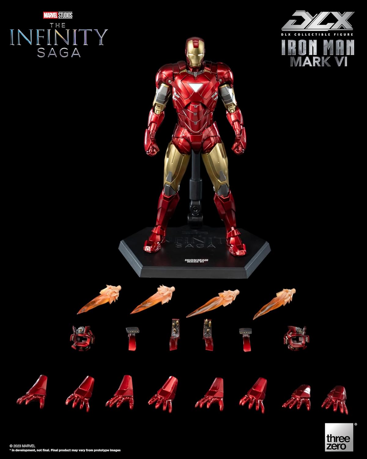 Avengers 7 Inch Action Figure Deluxe - Iron Man Mark 6