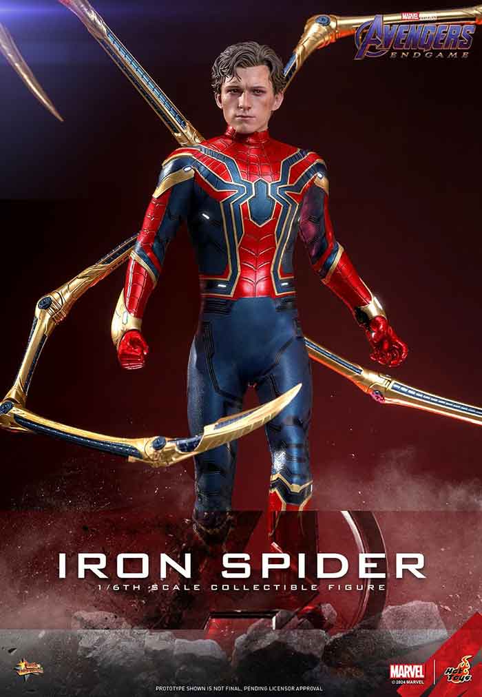 Avengers Endgame 12 Inch Action Figure 1/6 Scale - Iron Spider Hot Toys 913630