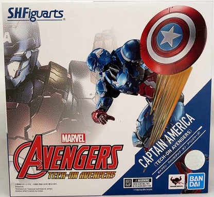 Avengers 6 Inch Action Figure S.H. Figuarts - Captain America Tech-O