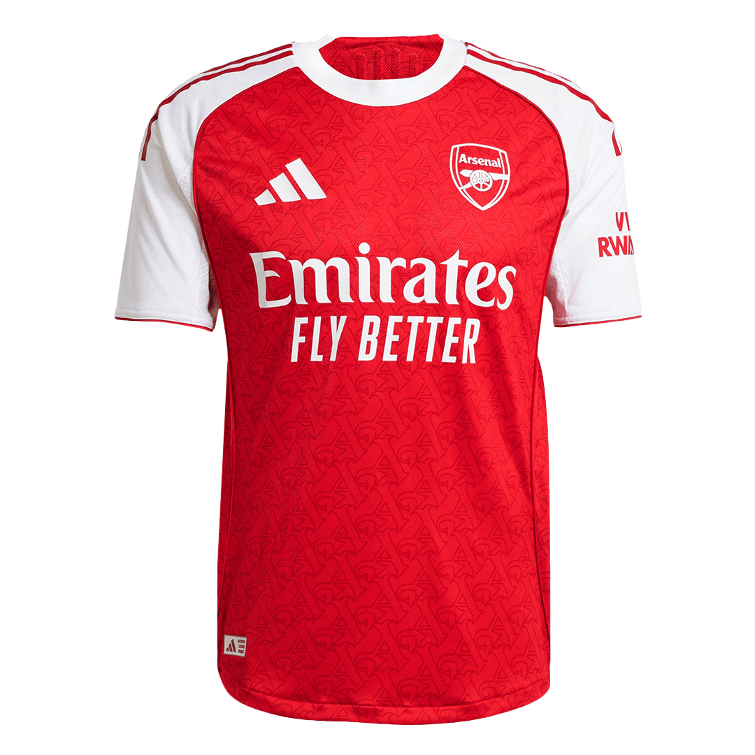 Mens Arsenal Home Jersey 2025/26 - Player Version (Slim Fit)