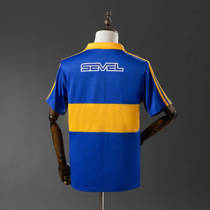 Boca Junios Jersey 1990-91 Home Retro Football Kit