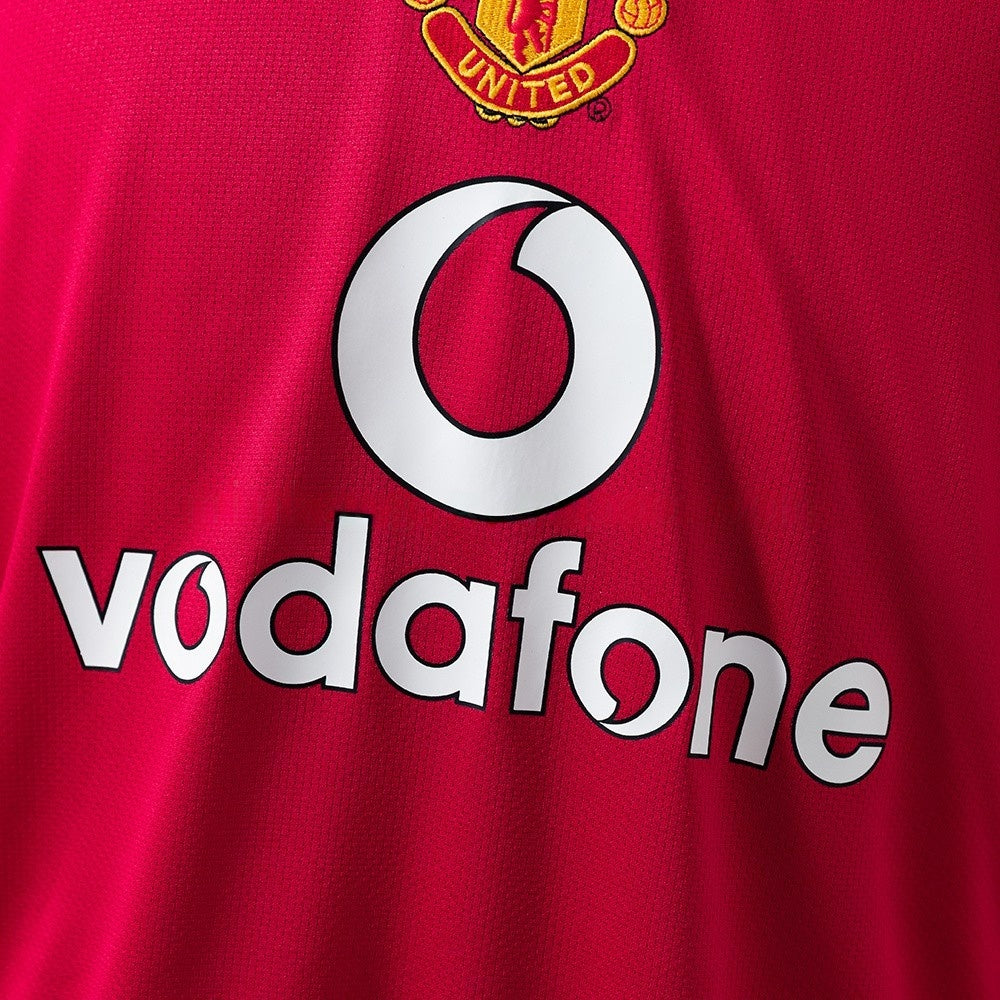 Manchester United Jersey 2004/06 Home Retro Kit Long Sleeves