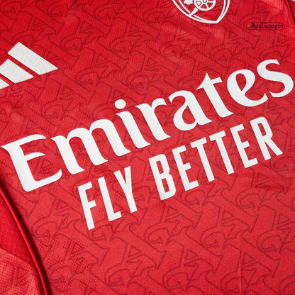 RICE #41 Mens Arsenal Home Jersey 2025/26 - Player Version (Slim Fit)