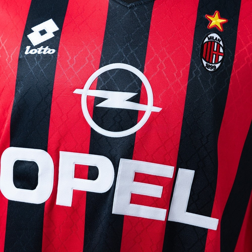 AC Milan Jersey 1995-96 Home Retro Football Kit