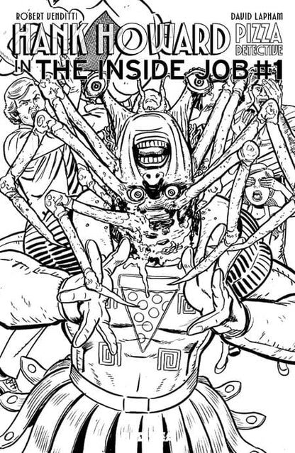HANK HOWARD, PIZZA DETECTIVE THE INSIDE JOB #1 (ONE SHOT) CVR E DAVID LAPHAM CARPENTER HOMAGE VAR