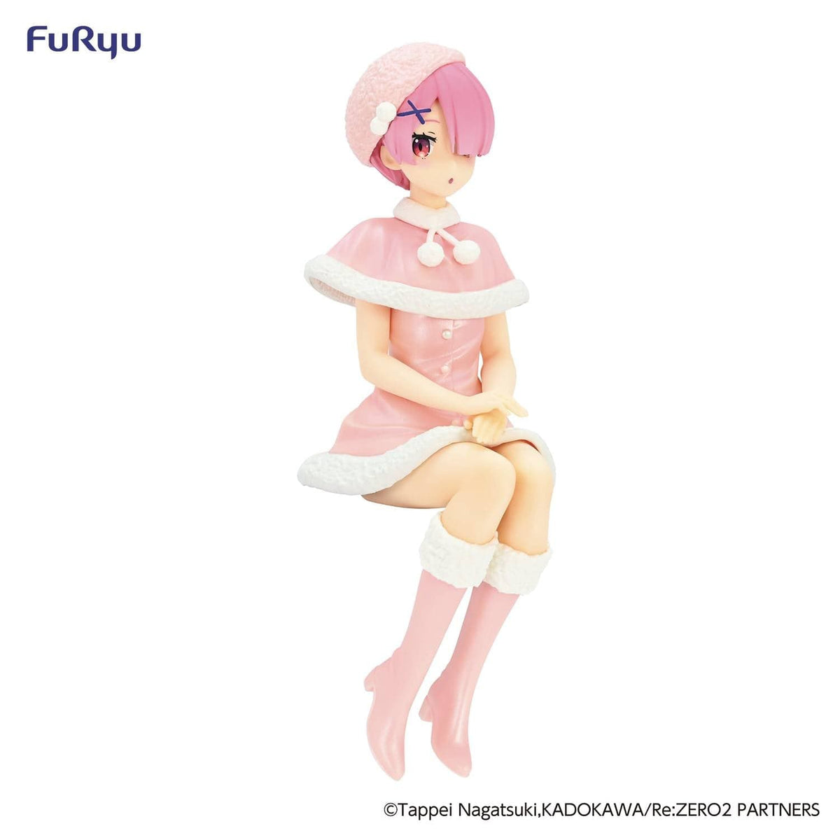 FURYU: RE ZERO RAM - SNOW PRINCESS PEARL COLOR NOODLE STOPPER STATUE