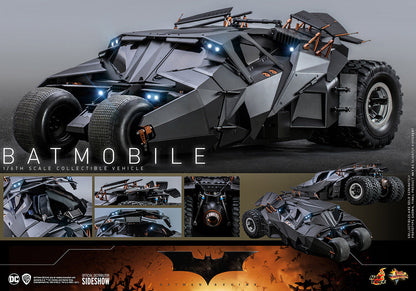 Batman The Dark Knight Trilogy 28 Inch Vehicle Figure 1/6 Scale - Batmobile Hot Toys 908080 (Previously Opened Missing Poster Sheet and Mailer Box)