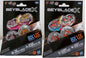 Beyblade X 2-Pack Set of 2 Clamp & Crest 1592 / Tail & Spear 1608 F9586AS07