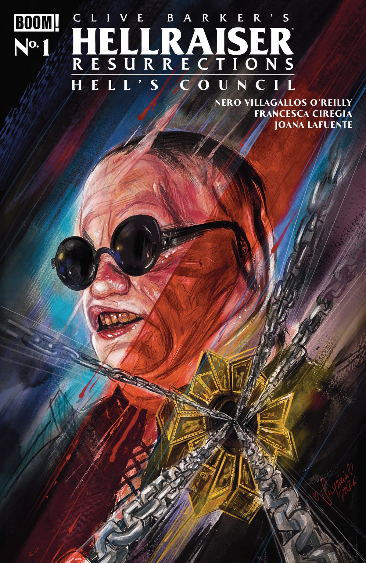 Hellraiser: Resurrections - Hell's Council #1 A Main (Dressed, Vilchez) (Release Date: 09/23/2026)