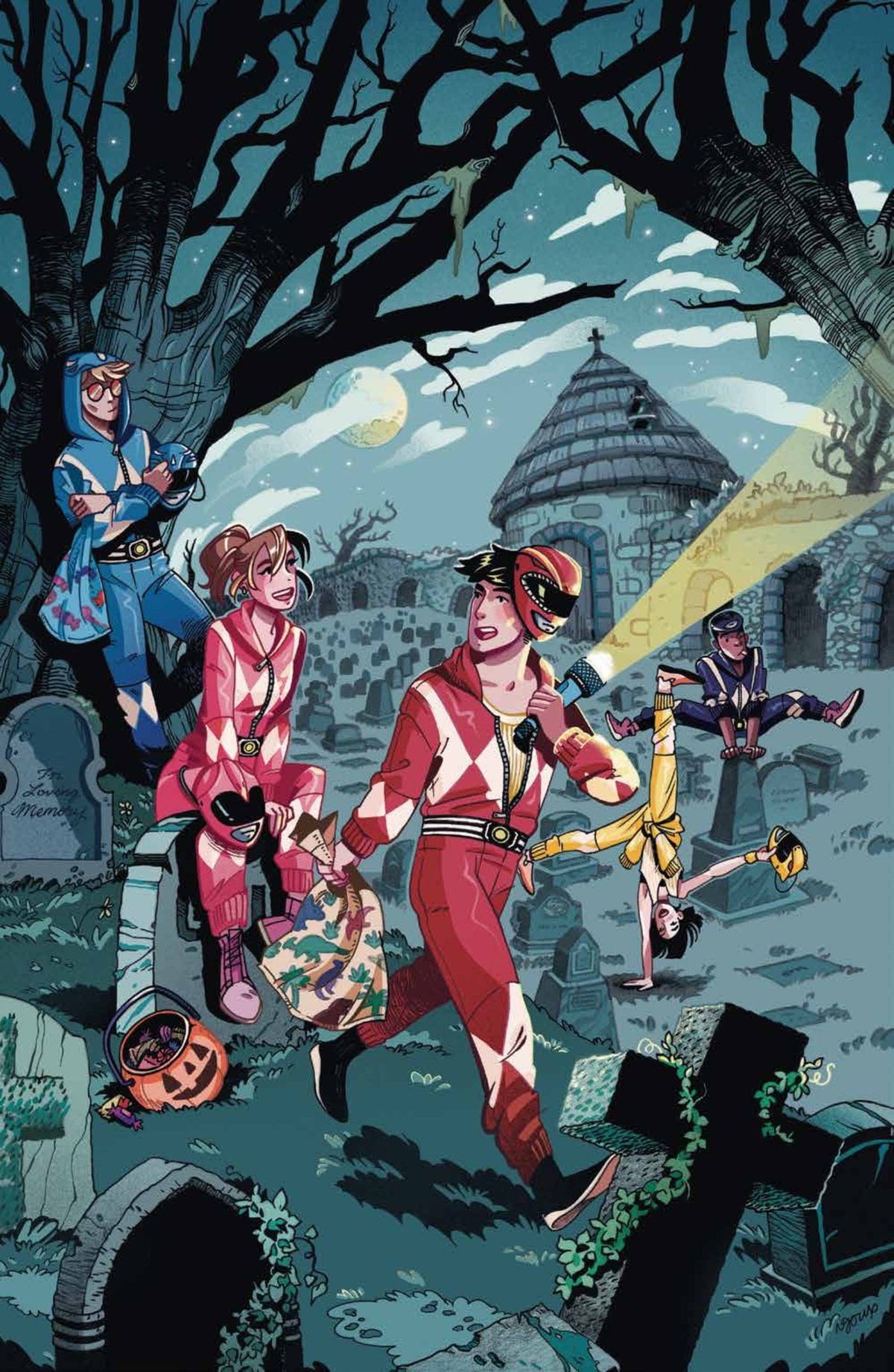 Mighty Morphin Power Rangers Halloween Special #1 F Unlimited Variant (Full Art, Goux)
