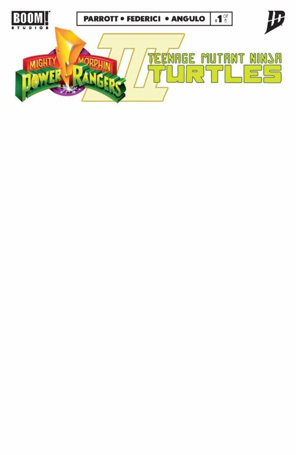 Mighty Morphin Power Rangers/ Teenage Mutant Ninja Turtles III #1 F Blank Variant (Dressed, Sketch Cover, (SKETCH)