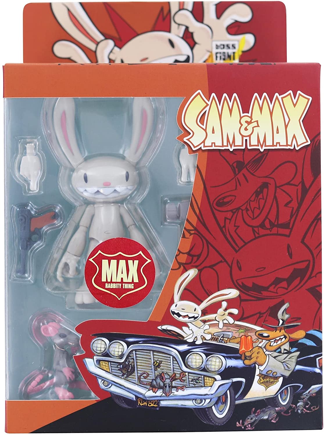 Boss Fight Studio: Sam & Max Action Figure - Max, Rabbity Thing