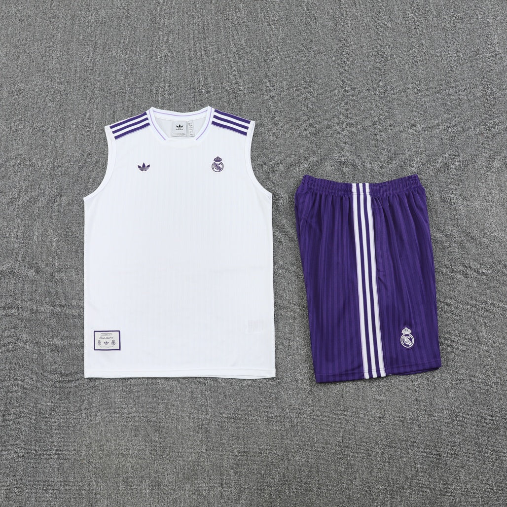 Real Madrid Vest Set Training Tracksuits 25/26 Football Kit Soccer Jersey