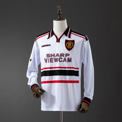 Manchester United Jersey 1998-99 Away Retro Kit Long Sleeves