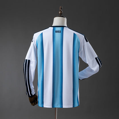 Argentina Home Jersey 2026 World Cup Long Sleeves Football Kit Soccer Shirt