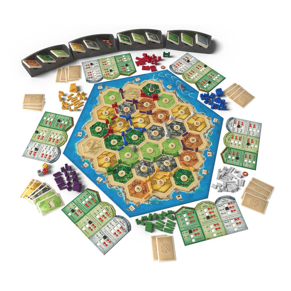 6th Edition CATAN® – Cities & Knights 5-6 Player Expansion