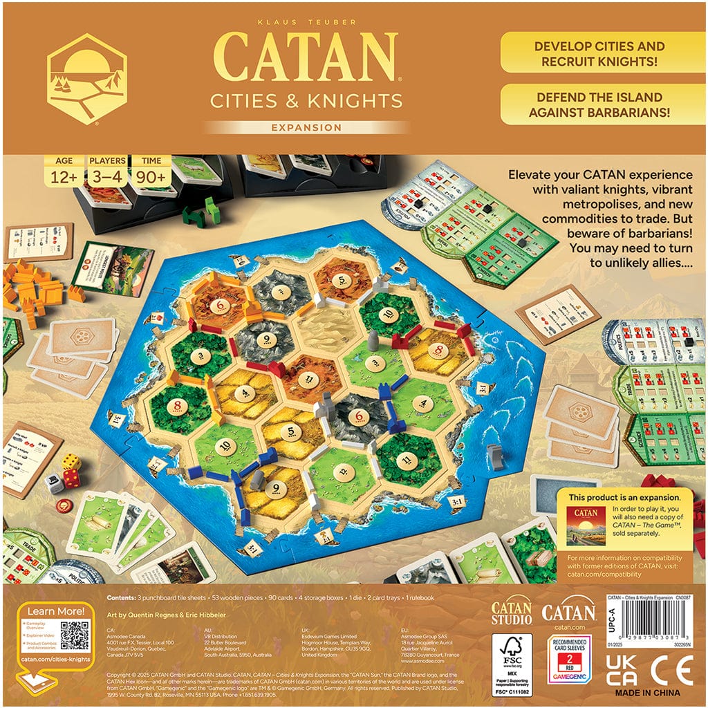 6th Edition CATAN® – Cities & Knights Expansion