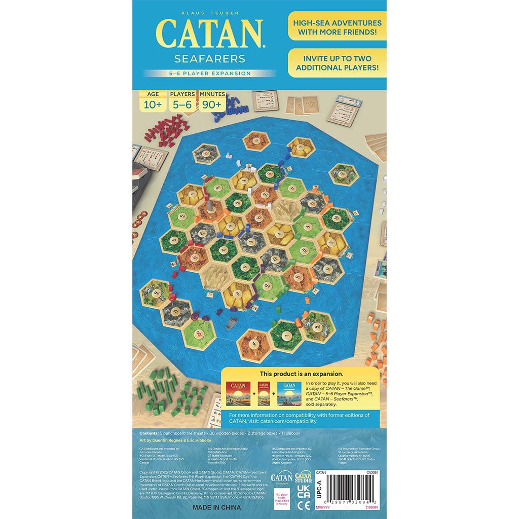 6th Edition CATAN® – Seafarers 5-6 Player Expansion