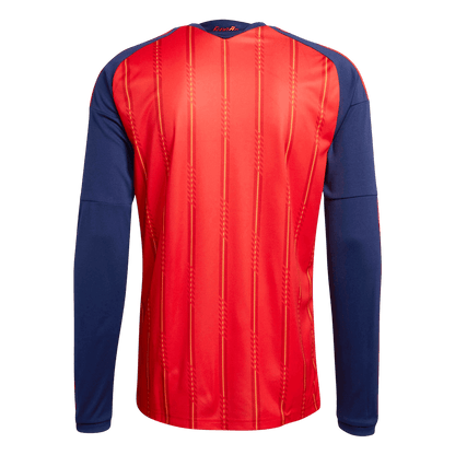 Mens Spain World Cup Home Long Sleeve Jersey 2026